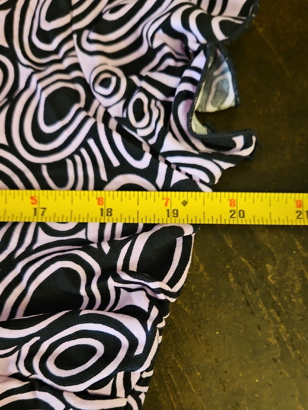 Stylish Black & Light Pink Twist-Front Women’s Dress - Picture 6 of 7